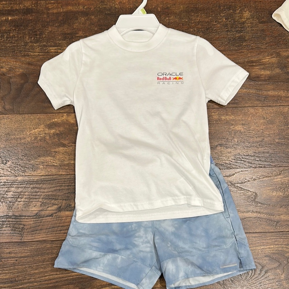 Abercrombie Kids White and Blue Matching Set